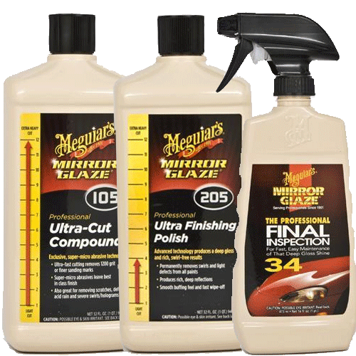 Meguiar's M105 + M205 + M34