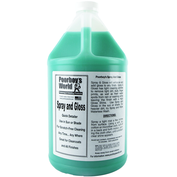 Poorboy's Spray and Gloss - Gallon