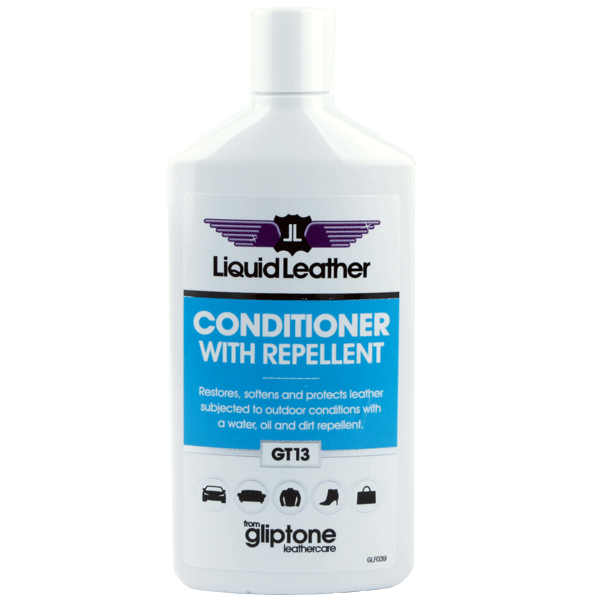 Gliptone Liquid Leather Conditioner with Repellent Waxworld