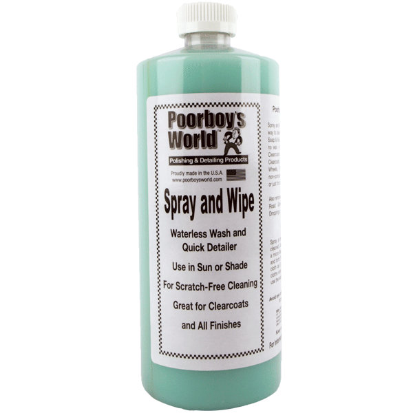 Poorboy's Spray and Wipe Waterless Wash - 946ml
