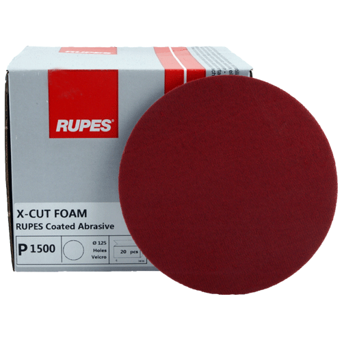 Rupes X-Cut Foam Abrasive P1500 125mm - 20 pack