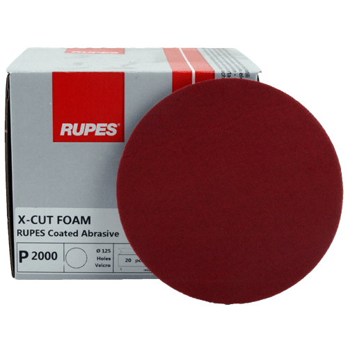 Rupes X-Cut Foam Abrasive P2000 125mm - 20 pack