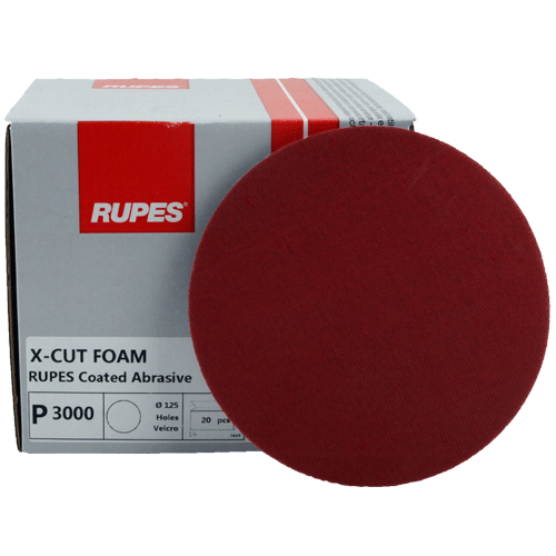 Rupes X-Cut Foam Abrasive P3000 125mm - 20 pack