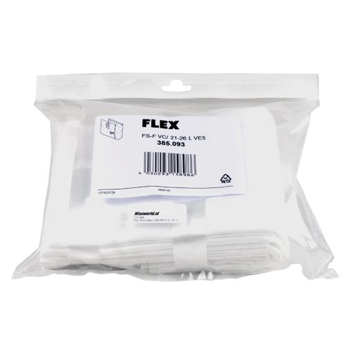 Flex Stofzakken 385.093 5 st. tbv VC 21 / 26