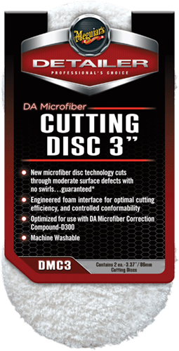 Meguiar's DA Microfiber Cutting Disc 3" 2 pack