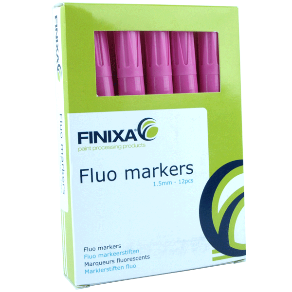 Finixa Fluo Markeerstift Roze 12x Fine