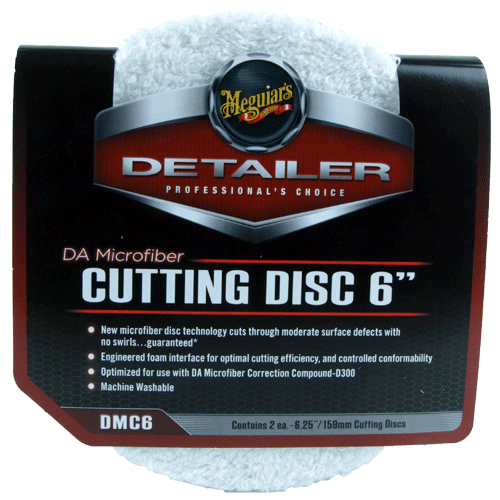 Meguiar's DA Microfiber Cutting Disc 6" 2 pack