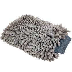 Chenille Washmitt Grey