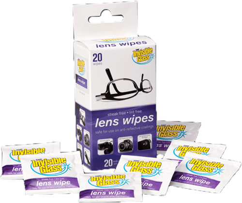 Invisible Glass - Lens Wipes 20 stuks