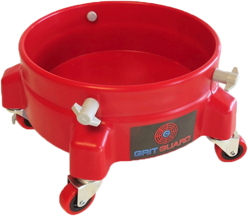 Grit Guard Bucket Dolly Red