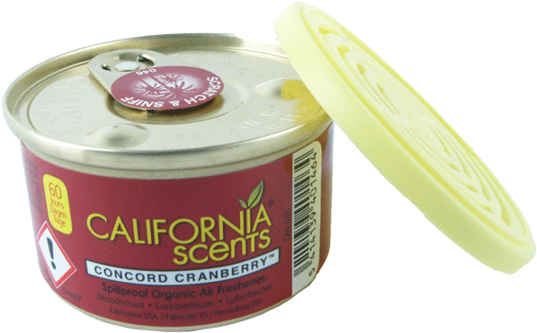 california scents auto lufterfrischer concord cranberry concord cranberry