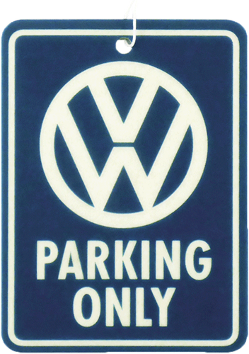 VW Parking Only Airfreshener Fresh