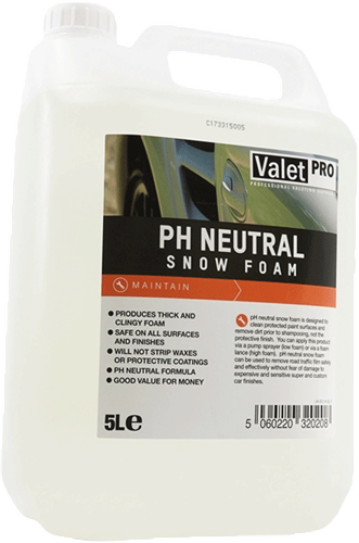 ValetPro pH Neutral Snow Foam 5L