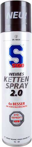 S100 KETTINGSPRAY 2.0 WIT 400ml
