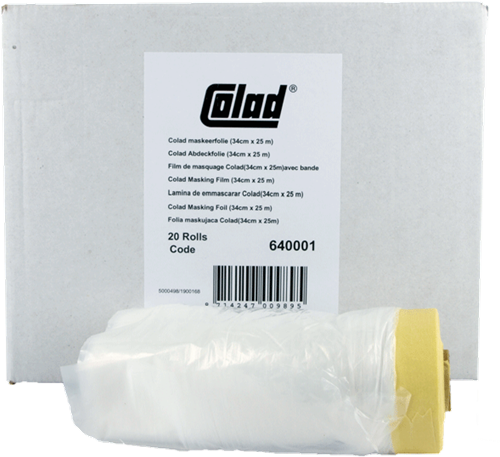 Colad Maskeerfolie/tape 34cm Doos