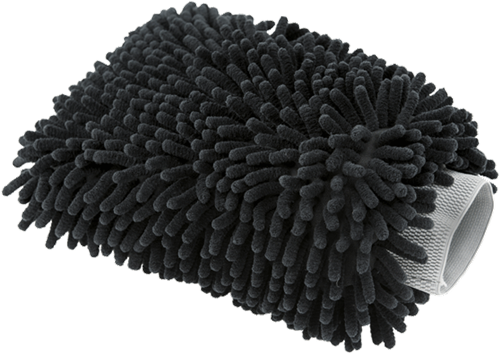 D-CON Black Chenille Wash Mitt