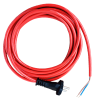 Flex Netsnoer rood t.b.v. polijstmachine 