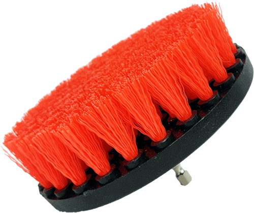 DetailPro Carpet Brush Medium Ø120mm Red