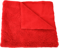 DetailPro Red Plush Microfiber Towel 5 Pack | Waxworld