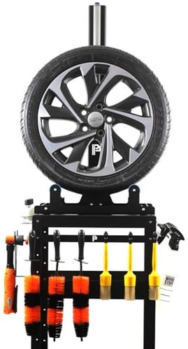 Poka Premium Wheel Stand Detailing Trolley-3