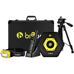 Bigboi IllumR Kit Hand+Head+Flood lights in Alu Case