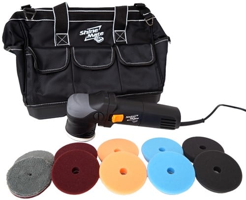 Shinemate EX603 Mini Polisher Kit - Deluxe kit + Opbergtas