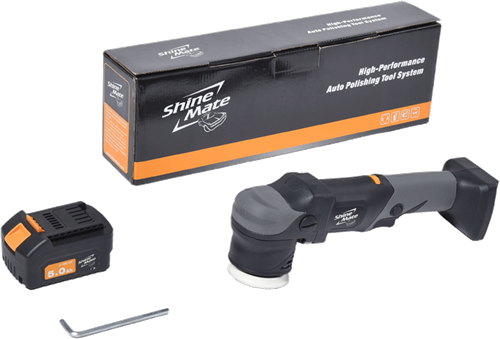 Shinemate EB351-3/12 Cordless DA Polisher 12mm + 1 accu