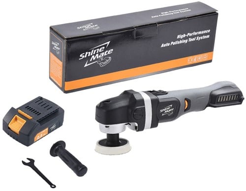 Shinemate EB230 Compact Cordless Rotary Polisher + 1 accu