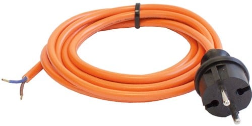 Aansluitkabel Pur H05BQ-F 2x1,0 5m - Polijstmachine Snoer