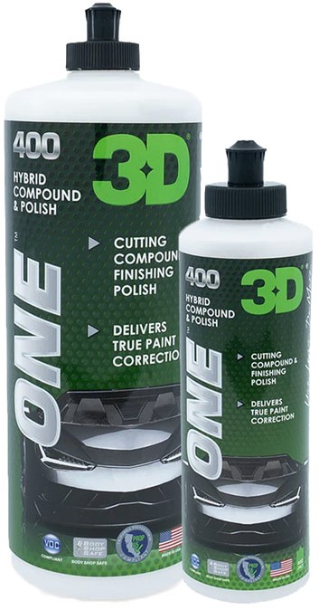 3D One | Hybrid Cutting Compound & Finishing Polish | 8oz