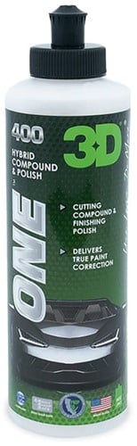 3D One Compound & Polish 8oz - 236ml