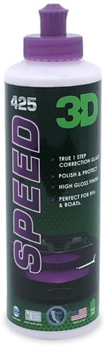 3D Speed All in One Polish 8oz - 236ml