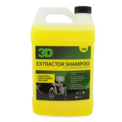3D Extractor Shampoo - Upholstery & Carpet Cleaner - 3780ml