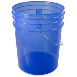 Grit Guard Bucket - Blue Transparant