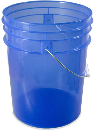 Grit Guard Bucket - Blue Transparant