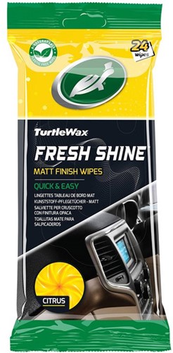 Turtle Wax Fresh Shine Matt Interieurreiniger doekjes 