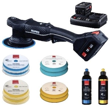 Rupes IBrid HLR21 Accu Polijstmachine - BAS Kit