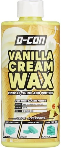 D-CON Vanilla Carnauba Cream Wax - 500ml