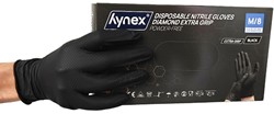 Hynex Diamond Nitril handschoen - Extra grip - Black M