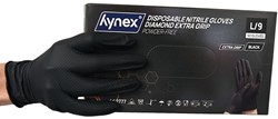 Hynex Diamond Nitril handschoen - Extra grip - Black L