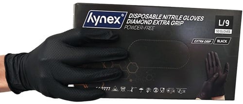 Hynex Diamond Nitril handschoen - Extra grip - maat L