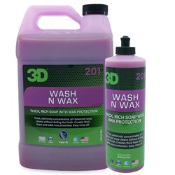 3D Wash & Wax Car Shampoo