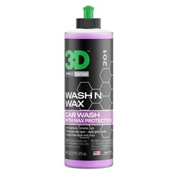 3D Wash & Wax Car Shampoo - 473ml