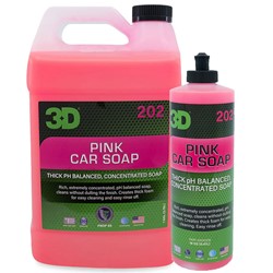 3D Pink Car Soap Shampoo