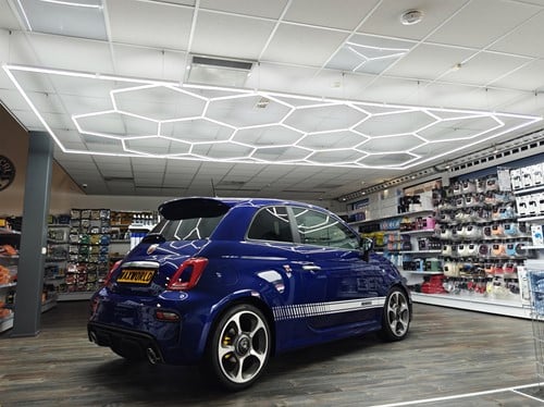 Hexagon LED Light - Honeycomb Garage Lighting