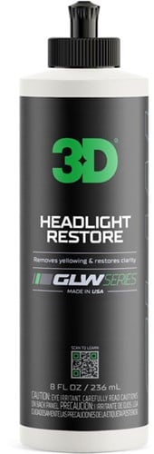 3D GLW Series Headlight Restore 236ml