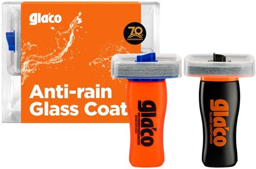 Soft99 Glaco Compound Roll On + Glaco DX - Anti-Rain Glass Coat Set