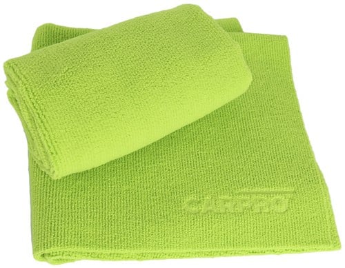 CarPro 2 Face Microfiber Towel Green - 40x40cm