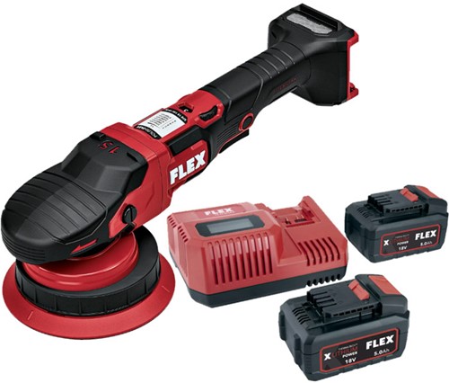 Flex XFE 15 150 18-EC - Set (lader + 2x accu)