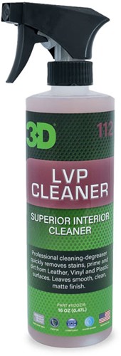 3D LVP Cleaner - Leather, Vinyl, Plastic - 473ml